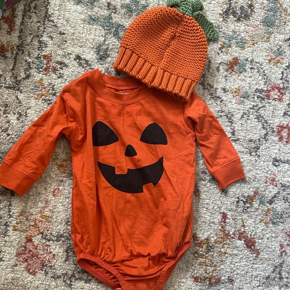 Pumpkin Onesie Set